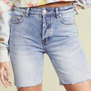 For @naomigilbert - FP Avery Denim Bermuda Shorts